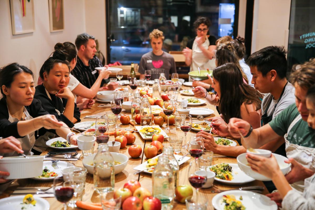 Class sitting down to eat together.jpg